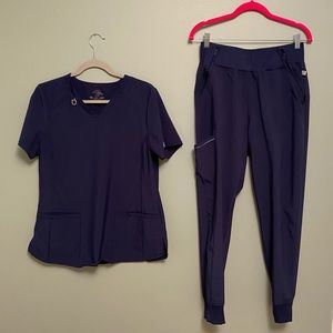 Navy Blue Cherokee Infinity Scrubs